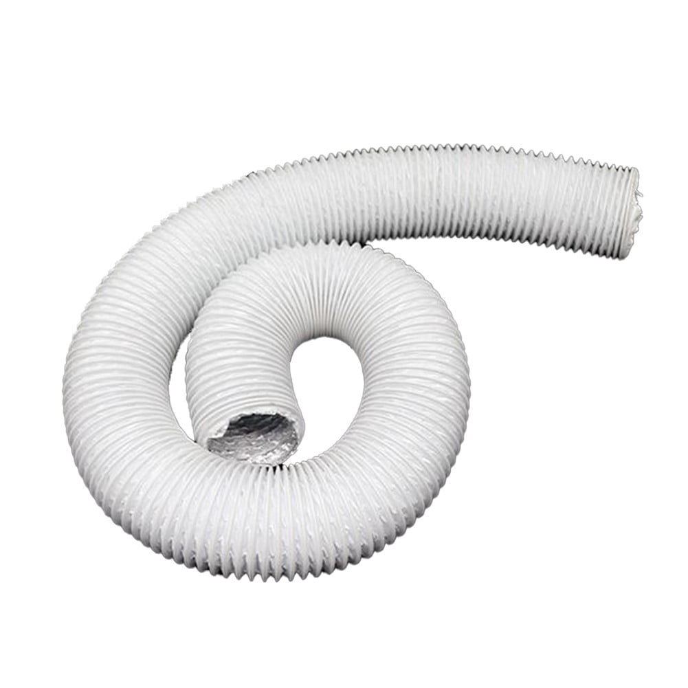 6 Inch Fan Pipe Flexible Pvc Aluminum Tube Exhaust Hose 6M Ventilation Duct 15cm Grey