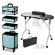 thumbnail image 2 of Byootique Folding Manicure Nail Table 4in1 Rolling Makeup Train Case CB Vitality, 2 of 9