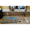 thumbnail image 2 of Brown Staffordshire Bull Terrier Sweet Home Dish Drying Mat, 2 of 7