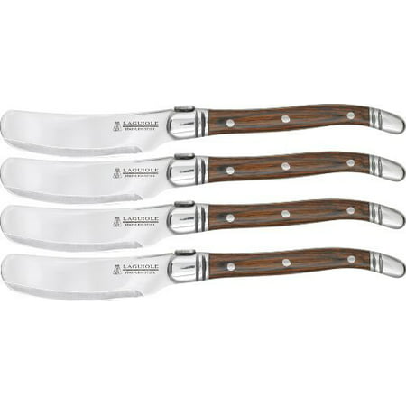Trudeau Laguiole Soft Cheese Knives (Set of 4), (Best Soft Cheese Knife)