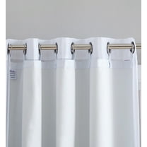 THD White Thermal 100% Blackout Curtain Liner for Complete Darkness, Energy Efficiency, & Privacy - Grommet or Rod Pocket - 2 Panels