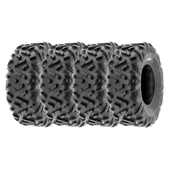 SunF ATV/UTV All Terrain Quad Mini Bike Tire 18x9.5-8 6PR Tubeless A051 (Set of 4)