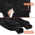 thumbnail image 4 of Catalonia Oversized Hoodie Blanket Sweatshirt,  Wearable Sherpa Fleece Giant Pullover for Adults Men Women Teenagers Wife Girlfriend Gift, 4 of 7