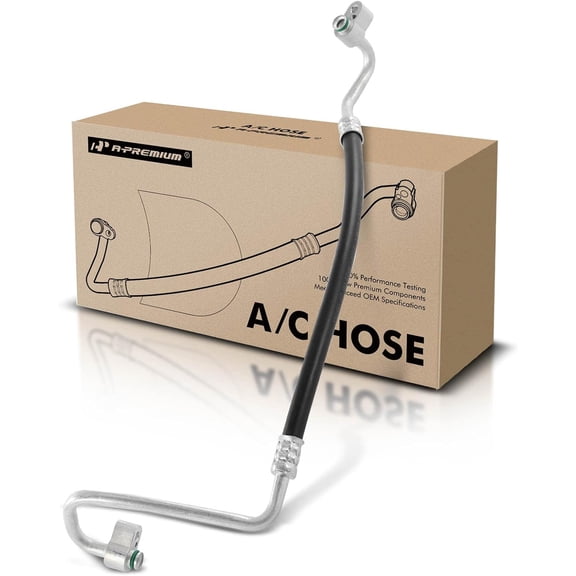 A-Premium A/C Discharge Line Hose Assembly Compatible with Lexus ES300 1994-1995 3.0L, Toyota Avalon 1995 3.0L, Camry 1994-1996 3.0L, Compressor to Condenser