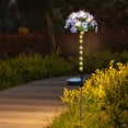 thumbnail image 6 of Gnmfd Solar Hundred Flower LED Garden Lights Multi-Color String Outdoor Waterproof Yard Path Patio Decoration, Auto On/Off Solar Powered Lights for Festivals, Parties, Outdoor Decor, 6 of 6