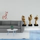 thumbnail image 2 of Estatua de gato, figura decorativa, escultura de animal, arte artesanal, adorno de resina, , decoraciones de mesa, esculturas de arte abstract, 2 of 8