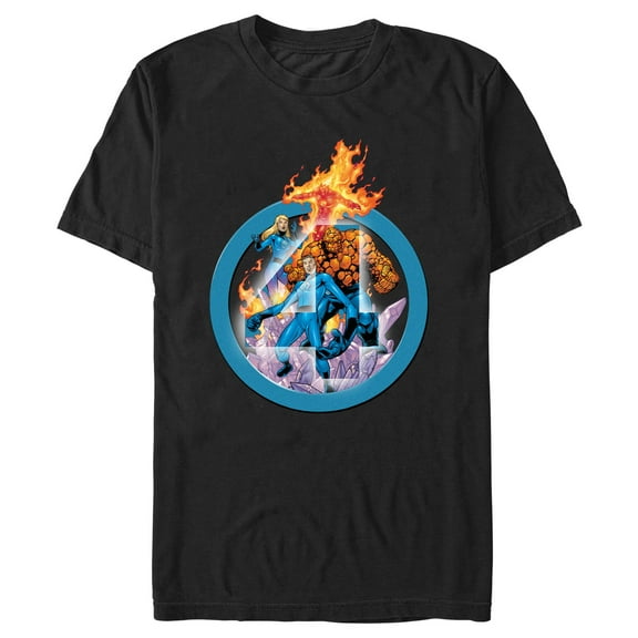 Men's Marvel: Fantastic Four Clear Four Logo  Graphic T-Shirt