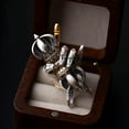 thumbnail image 6 of Bionic Robot Hand Necklace Pendant, Mechanical Steampunk Jewelry with Movable Fingers, Cyberpunk Gift for Men Women Y2K Lovers, 6 of 7