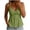Army Green, variant on Tqcoqu Womens Adjustable Spaghetti Strap Tank Tops V Neck Slim Fit Backless Tops Y2k Going Out Ruched Cami Shirts,Army Green,Women's S-XXXL