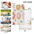 thumbnail image 6 of Yayeee 100% Cotton Hand Towels for Bathroom 16" x 28" Soft Absorbent Kitchen Towel, Pink Donut, 6 of 7