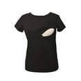 thumbnail image 2 of LVMA2500 - 100% premium Cotton - Women Nursing Maternity T-Shirt, 2 of 9