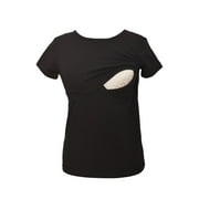 LVMA2500 - 100% premium Cotton - Women Nursing Maternity T-Shirt