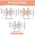 thumbnail image 6 of 2 pcs Rhinestone Applique for Dress Iron on/Sew Rhinestone Patch with Beaded Flower Shape Hotfix Sewing Appliques for Bridal Dress Headpiece Belt Shoes or Item Decoration, 6 of 9