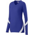 thumbnail image 2 of Augusta Sportswear Women's Dig Jersey L Purple/White, 2 of 2
