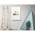thumbnail image 3 of Awkward Styles Be Smart Canvas Artwork for Kids Ready to Hang Poster Be Smart Printed Quotes Nursery Room Quotes Cute Wall Art for Kids Play Room Baby Girl Room Decor Be Smart Canvas Wall Art, 3 of 7