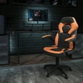 thumbnail image 2 of Flash Furniture Optis Black Gaming Desk and Orange/Black Racing Chair Set with Cup Holder, Headphone Hook, and Monitor/Smartphone Stand, 2 of 10