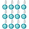 thumbnail image 2 of 12 Pcs/Ensemble Crochets de Rideaux Décoratifs Faciles à Utiliser en Acier Inoxydable Imperméable avec Strass Fournitures Ménagères, 2 of 10