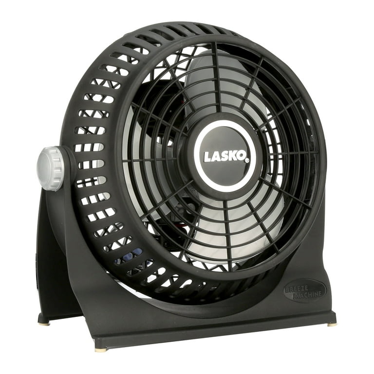 Lasko 10 Breeze Machine Pivoting 2-Speed Floor Fan, Model 507, Black -  Walmart.com