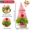 Clearance! Miommo Christmas Ornaments Mini Snow Frost Trees Mini
