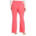 thumbnail image 2 of Tahari ASL womens  Plus Pant, 16W, Pink, 2 of 3