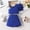 Blue, variant on Zecgelong Toddler Girls One Shoulder Tops And Skirt Solid Color Two Piece Outfit Set Casual Summer Clothes Girls Off Shoulder Top for Girls 2-3 Years