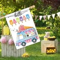 thumbnail image 2 of Summer Ice Cream Garden Flag Hello Summer Truck Beach Large Garden Flag 28 x 40 Double Sided Welcome Holiday Outside Decorations Yard Flag, 2 of 6