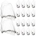 thumbnail image 4 of 100pcs Hair Nets Invisible Elastic Mesh (Black), 4 of 7