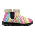 thumbnail image 6 of Psesaysky Rainbow Printing Snow Boots for Women Warm Lined Non Slip Winter Boots Wide Toe Comfortable Winter Boots, 6 of 7