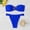 A414 Blue, variant on Two Piece Bikini Sets for Women Bandeau Strapless Top with Metal Ring Cheeky High Cut Bathing Suits Charming Beach Swimwear