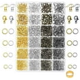 thumbnail image 1 of 3200Pcs Jewelry Necklace Repair Kit with Jump Rings for Jewelry Making Supplies, Jewelry Making Findings Jump Ring and Clasps for Necklace Bracelets Repair, 1 of 7