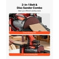 thumbnail image 3 of VEVOR 5" Disc Sander & 1" x 30" Belt Sander, 250W Benchtop Belt Disc Sanders Combo with 0 - 45° Adjustable Worktable & Dust Collection Ports, 3 of 9