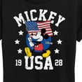 thumbnail image 3 of Disney - Mickey Waving Flag USA - Women's Short Sleeve Graphic T-Shirt, 3 of 5