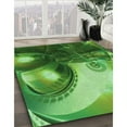 thumbnail image 2 of Ahgly Company Indoor Rectangle Patterned Deep Emerald Green Area Rugs, 7' x 9', 2 of 6
