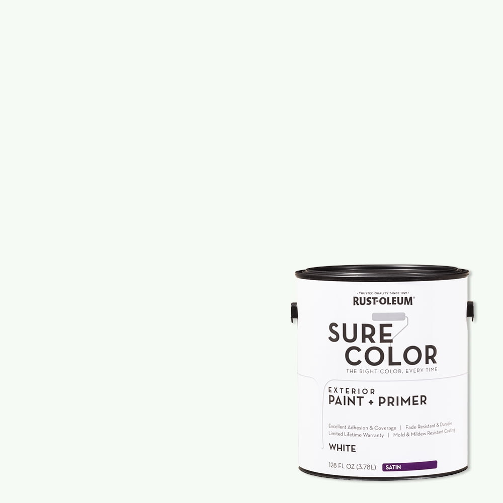 RustOleum Sure Color White, Exterior Paint + Primer