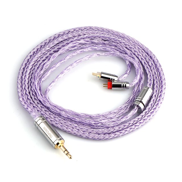 Cable IEM Linsoul Tripowin Zonie de 16 núcleos chapado en plata, 1,25 m