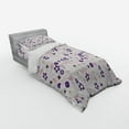 thumbnail image 2 of Ambesonne Floral Bedding Set 3 Pcs, Dahlia and Chrysanthemum, Twin, Purple Coral and Cream, 2 of 2