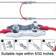 thumbnail image 4 of 25 Conectores de Cuerda de Polietileno M5 de Alta Resistencia, de Acero Galvanizado con Cables Conductores de Cobre y Silicona., 4 of 5