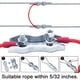 thumbnail image 4 of 25 Conectores de Cuerda de Polietileno M5 de Alta Resistencia, de Acero Galvanizado con Cables Conductores de Cobre y Silicona., 4 of 5