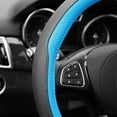 thumbnail image 5 of FH Group Microfiber Leather Steering Wheel Cover Fits 14.5" - 15.5" w/ Dash Mat, 5 of 7