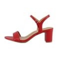 thumbnail image 2 of Naturalizer Bristol Women's Heels Crimson Red Smooth Size 9 M, 2 of 8