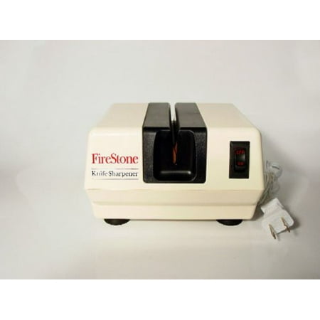 Mcgowan Firestone Electric Sharpener, White/Black Multi-Colored