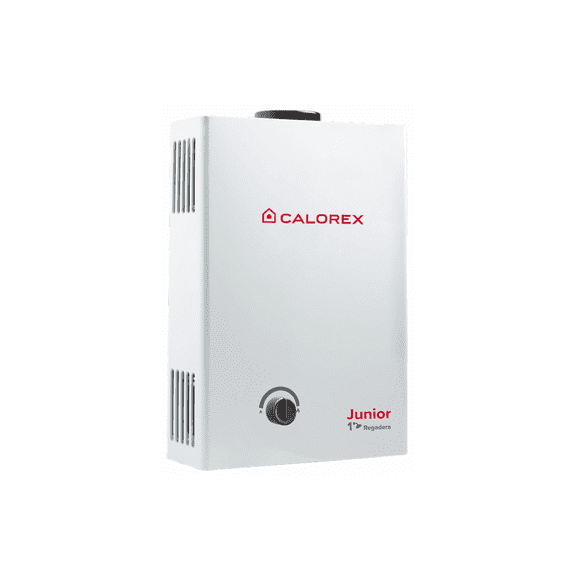 Calentador de Agua de Paso Calorex 6 L/min Junior GI-06 | Gas LP | 1 Servicio | Compacto y Eficiente