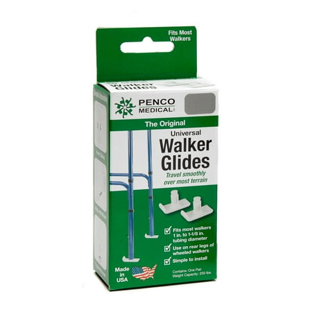 Penco Walker Ski Glides Universal - Silver Gray