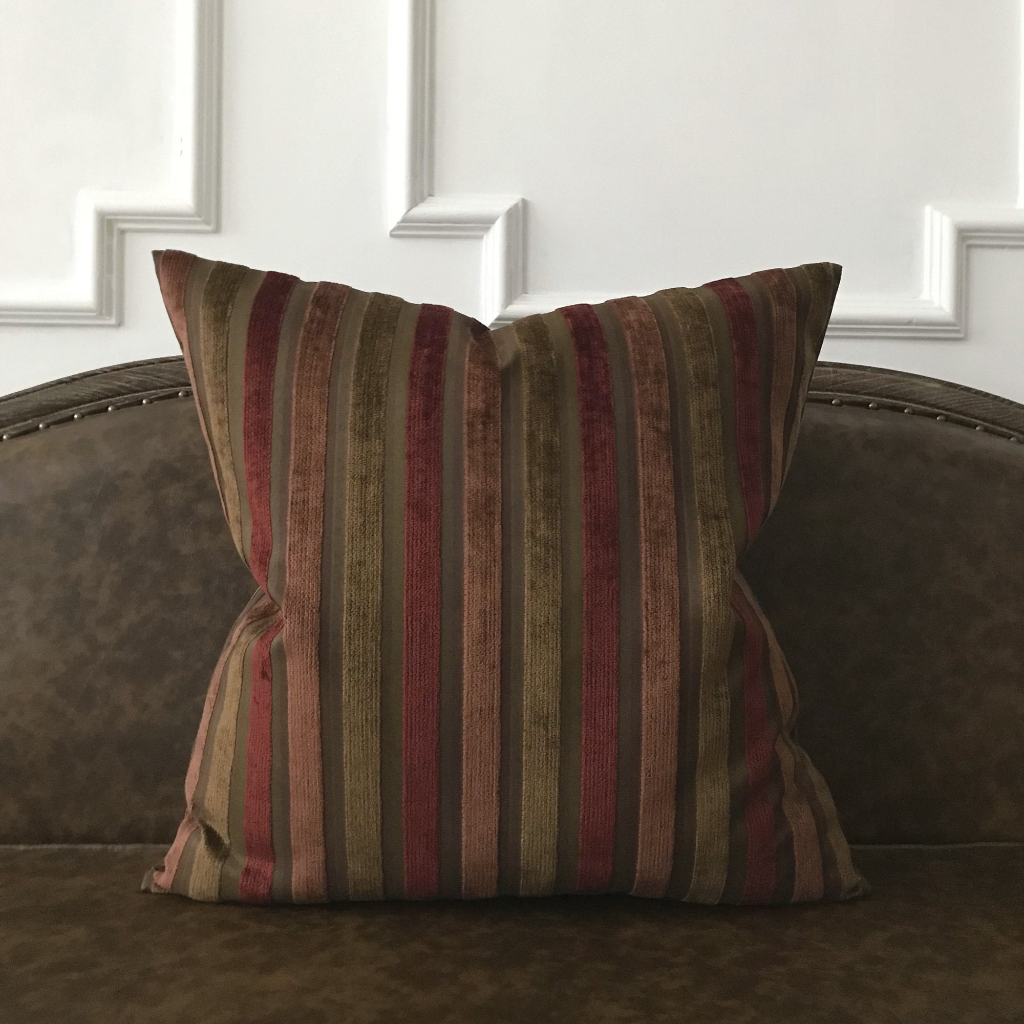 striped throw pillow covers