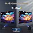 thumbnail image 3 of [Built-in Apps/Smart OS] 2K Projector with WiFi and Bluetooth 1080P Native 4K Support premium speakers Smart Android TV OS Projector, WiFi 6, Bluetoo, 3 of 7