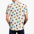 thumbnail image 3 of Balery Cute Ladybugs Printed Men’s Short Sleeve Polo Shirt, Midweight Men's Shirt,Golf Polo shirts -4X-Large, 3 of 8