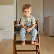 hauck Alpha+ Adjustable Wooden High Chair Set, Walnut
