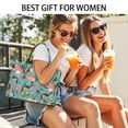 thumbnail image 5 of Large Capacity Tote Bag,German Shepherd Dog and Flower Handbag Fashion Luxury Tote Bag,15.7"x13"x 5.1" Inches,Laptop Compatible, 5 of 6