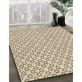 thumbnail image 2 of Ahgly Company Indoor Round Patterned Vanilla Gold Area Rugs, 6' Round, 2 of 6