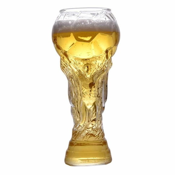 Football Design Beer 450Ml Transparent Glass Football Cup Design Mugs